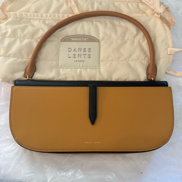 NEW DANSE LENTE Baguette two tone Bag - Picture 5 of 8